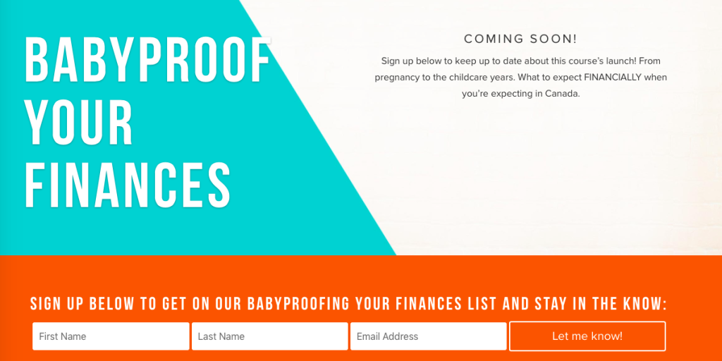 Baby proof your finances